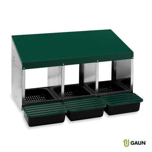 LAYING NEST 3 COMPARTMENTS PLASTIC FLOOR - Ballyholland Poultry