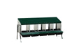 LAYING NEST 5 COMPARTMENTS PLASTIC FLOOR WITH LEGS - Ballyholland Poultry