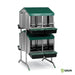 LAYING NEST PLASTIC FLOOR BATTERY - 8 COMPART. - Ballyholland Poultry