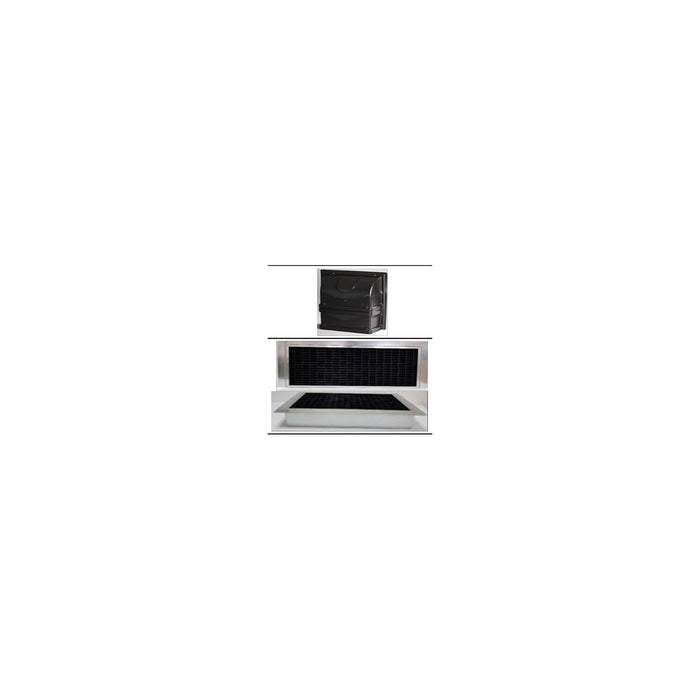 Light trap with metal frame 900mmx440mmx165mm for air inlet - Ballyholland Poultry