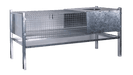 Metal rearing box for chicks and quails (100 cm x 60 cm x 50 cm) - Ballyholland Poultry