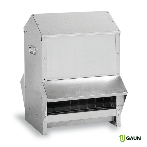 OUTDOOR GALVANISED FEEDER 50 KG. - Ballyholland Poultry