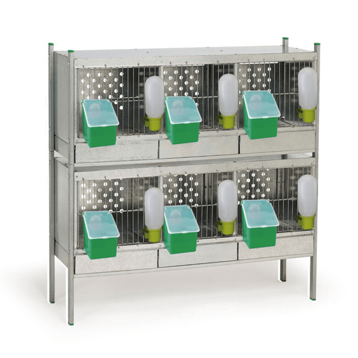 PARTRIDGE CAGE WITH 3 COMPARTMENTS - Ballyholland Poultry