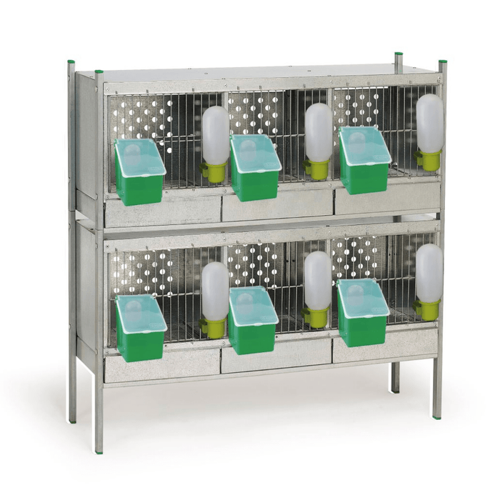 PARTRIDGE CAGE WITH 3 COMPARTMENTS - Ballyholland Poultry