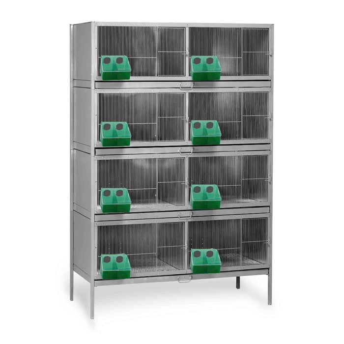 PIGEON CAGE 8 COMPARTMENTS - Ballyholland Poultry