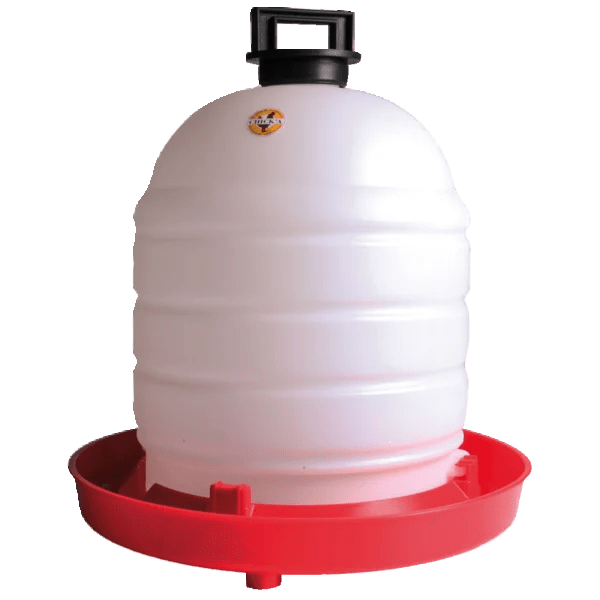 Plastic drinker for poultry (15 L) |with handle - Ballyholland Poultry