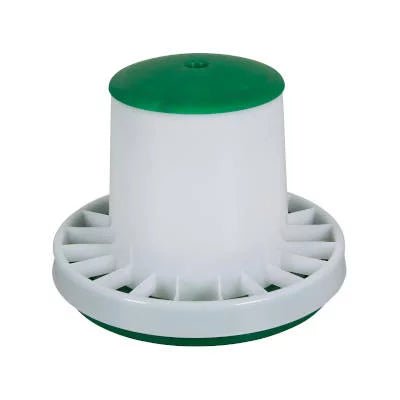 Plastic poultry feeder ASCOT | green | (2.5 kg) - Ballyholland Poultry