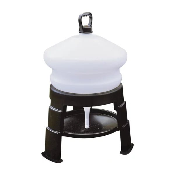 Plastic syphon drinker TRIPOD | black | (20 L) - Ballyholland Poultry