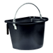Plastic tournament feeding trough | with handle and hook (14 L) | black - Ballyholland Poultry