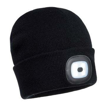 PORTWEST Beanie LED Head Light USB Rechargeable - Ballyholland Poultry