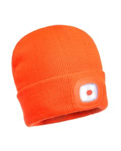 PORTWEST Beanie LED Head Light USB Rechargeable - Ballyholland Poultry