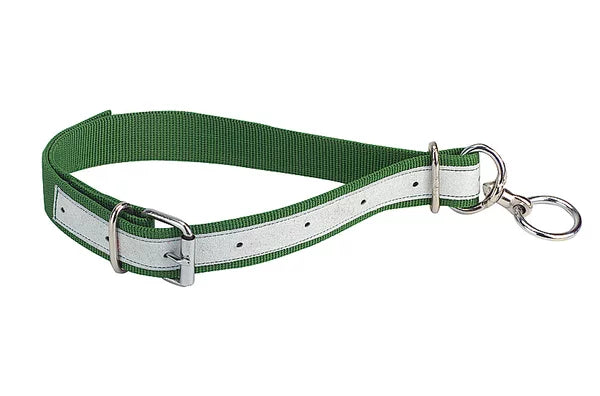 KAMER nylon calf neck strap | leather reinforced (80 cm) | green