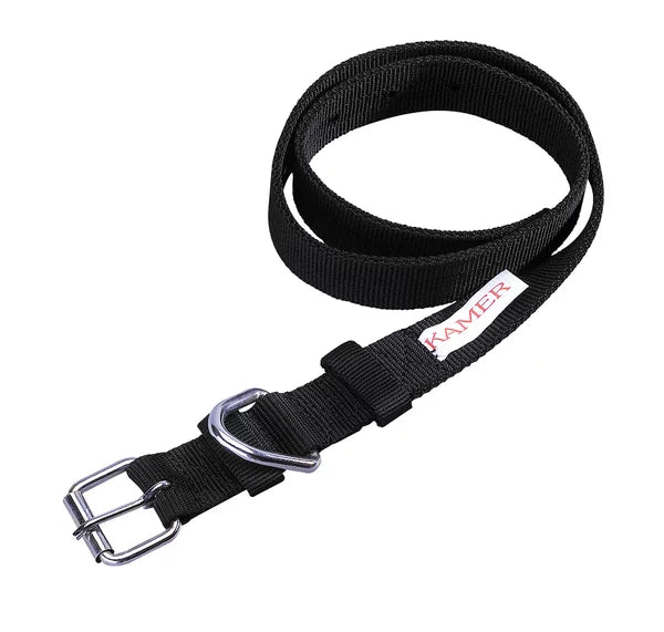 KAMER nylon neck strap for cattle (125 cm) | black