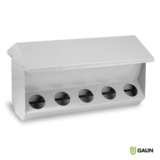 RABBIT FEEDER 10 HOLES WITH LID - Ballyholland Poultry