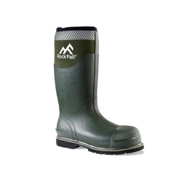 ROCKFALL MEADOW S5 SRC Neoprene Insulated Green Safety Wellington - Ballyholland Poultry