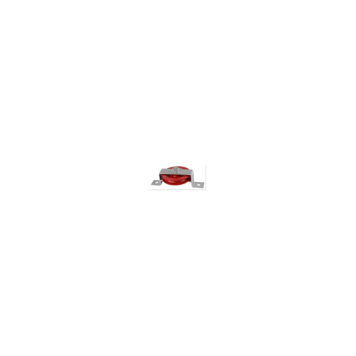 Single-support metal pulley 90mm (3.5") without bearing - Ballyholland Poultry