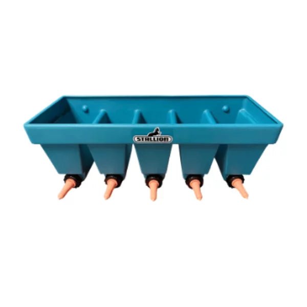 Stallion Calf Feeder Tub - with portioning | 5 drinking places (40 L) MEGA MM5 - Ballyholland Poultry