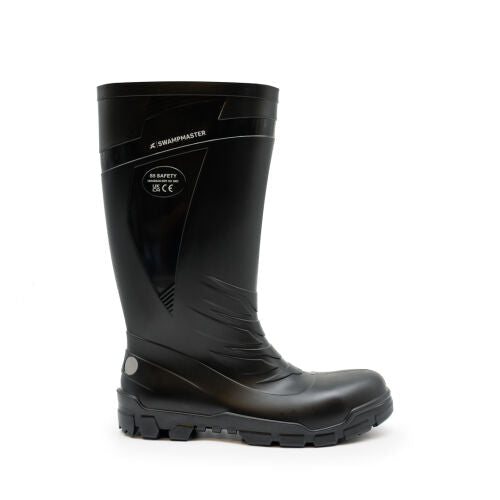 Swampmaster Titan S5 Safety PVC Wellington Black - Ballyholland Poultry