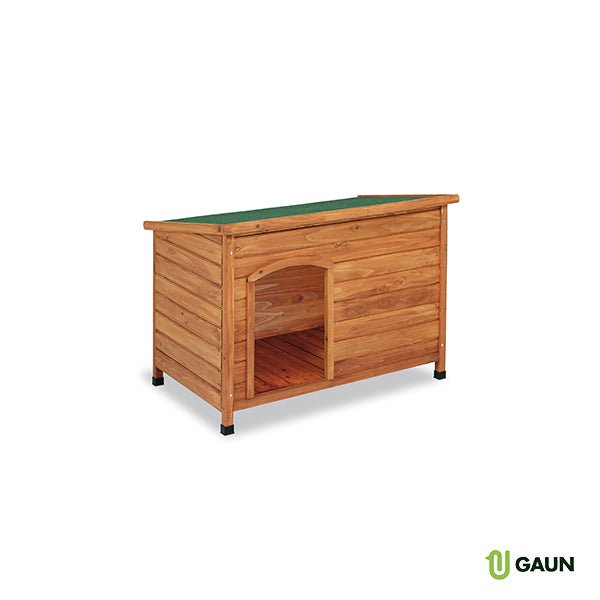 WOODEN KENNEL FLAT ROOF SMALL - Ballyholland Poultry