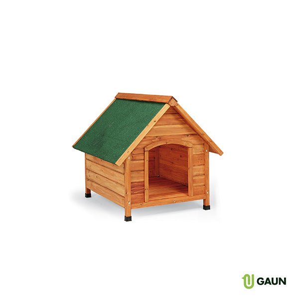 WOODEN KENNEL SLOPING ROOF LARGE - Ballyholland Poultry