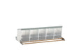 WOODEN PERCH FOR LAYING NEST 5 COMPART. PLASTIC FLOOR - Ballyholland Poultry